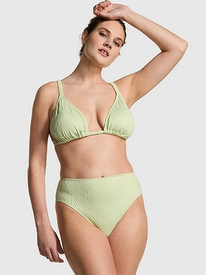 High-Waist Cheeky Bikini Bottom