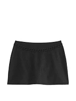 Chain-Link Mini Cover-Up Skirt