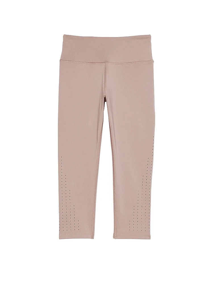 VS Essential High-Rise Perforated Capri Leggings