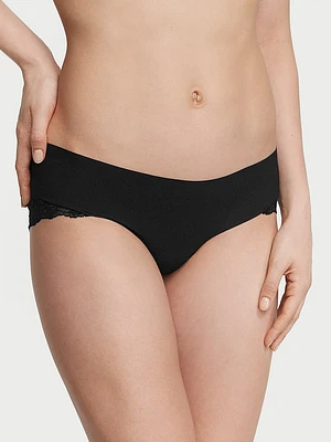 No-Show Lace-Trim Hiphugger Panty