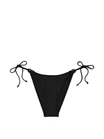 Chain-Link Side-Tie Brazilian Bikini Bottom