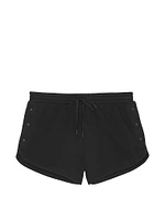 Cotton Fleece Snap Shorts