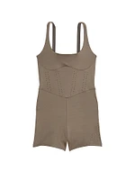 VS Essential Perforated Short Onesie