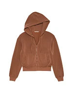 Featherweight Knit Full-Zip Hoodie