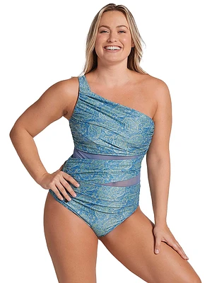One-Shoulder Shaping Swimsuit