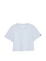 Oversized Cropped Short-Sleeve T-Shirt