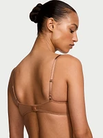 Lightly Lined Ribbon Slot Demi Bra