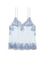 Boho Floral Embroidery Camisole