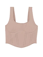 VS Essential Perforated Corset Top