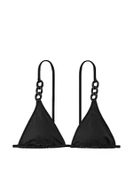 Chain-Link Triangle Bikini Top