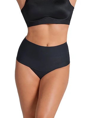 Firm Compression High Waisted Shaping Thong Panty