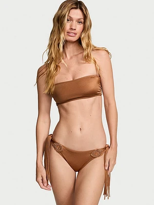 VS Archives Swim Macrame Bandeau Bikini Top