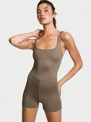 New Style! VS Essential Perforated Short Onesie