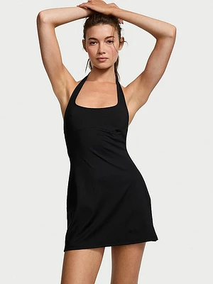 New Style! VS Essential Perforated Halter Dress