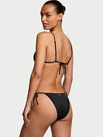 Chain-Link Side-Tie Brazilian Bikini Bottom