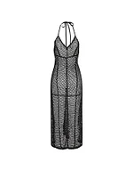 Crochet Neckholder Maxi Dress