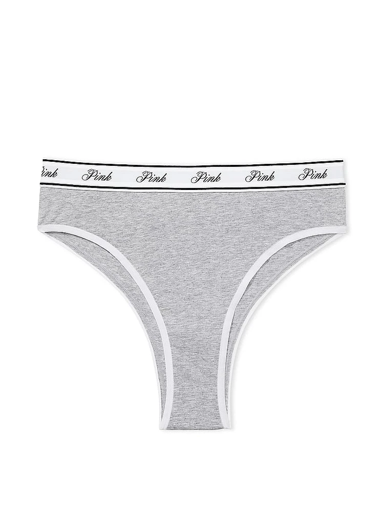 Logo Cotton Brazilian Panty