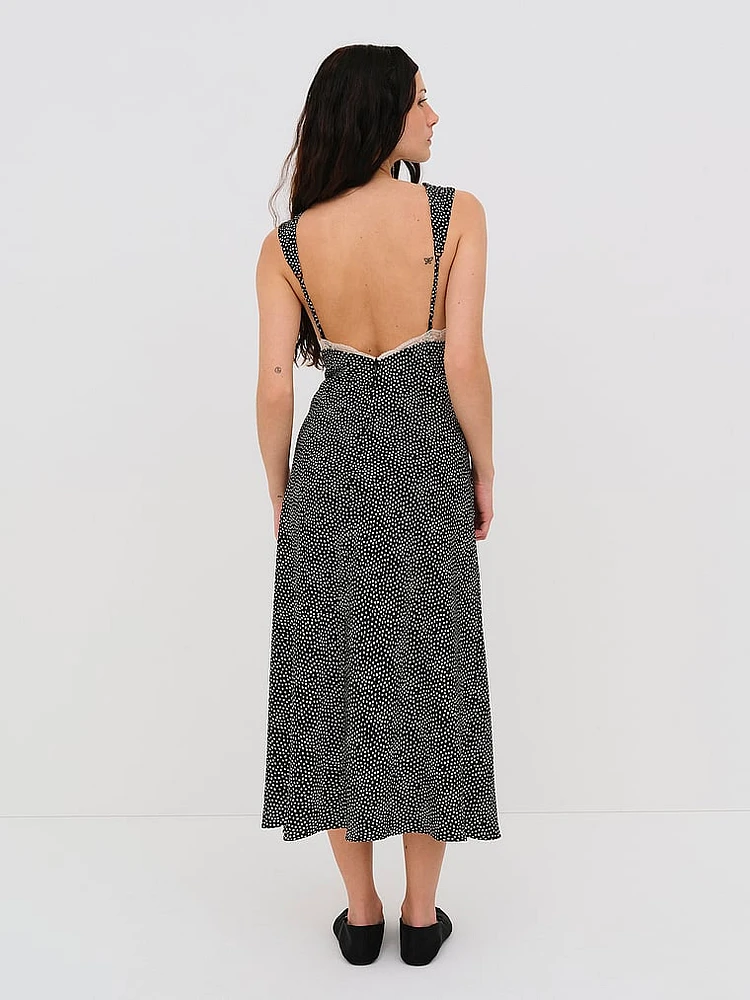 Evangeline Midi Slip Dress