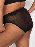 Sheer Whisper High Cut Brief Panty