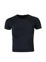 Athlete Crop Seamless Workout T-Shirt