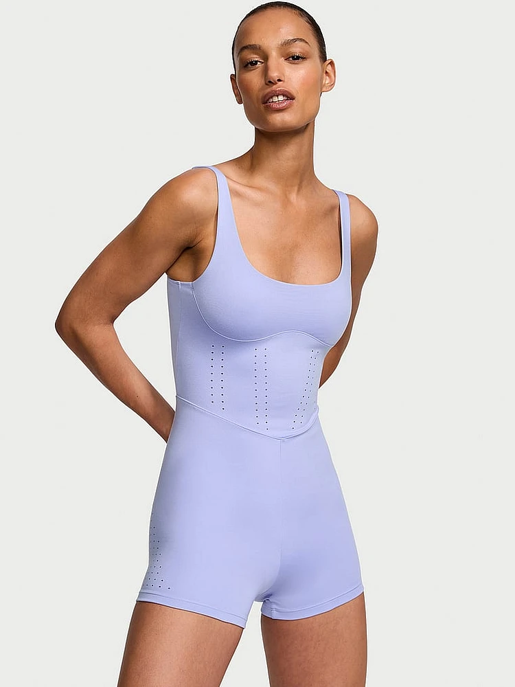 VS Essential Perforated Short Onesie