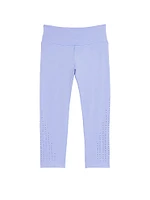 VS Essential High-Rise Perforated Capri Leggings