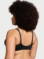 Lightly Lined Full-Coverage Front-Close Pointelle Bra