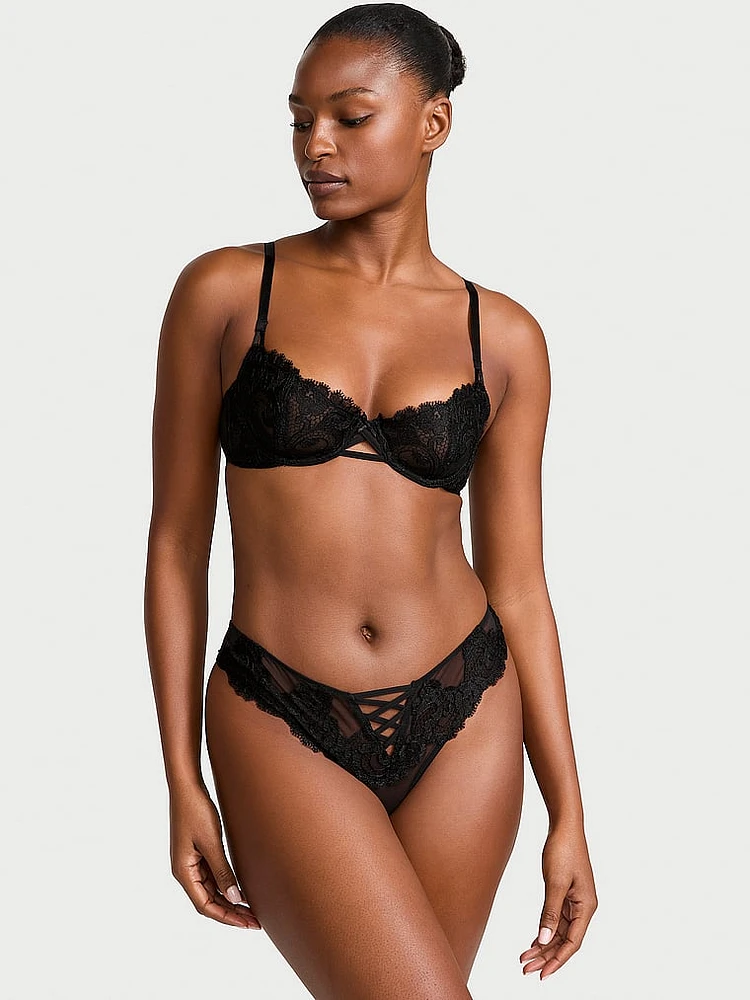 Wicked Unlined Lace Balconette Bra