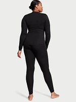 Ribbed Modal Long-Sleeve Top & Leggings