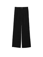 Luxe Crepe Wide-Leg Sleep Pant