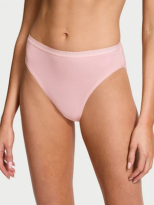 Stretch Cotton High-Leg Brief Panty