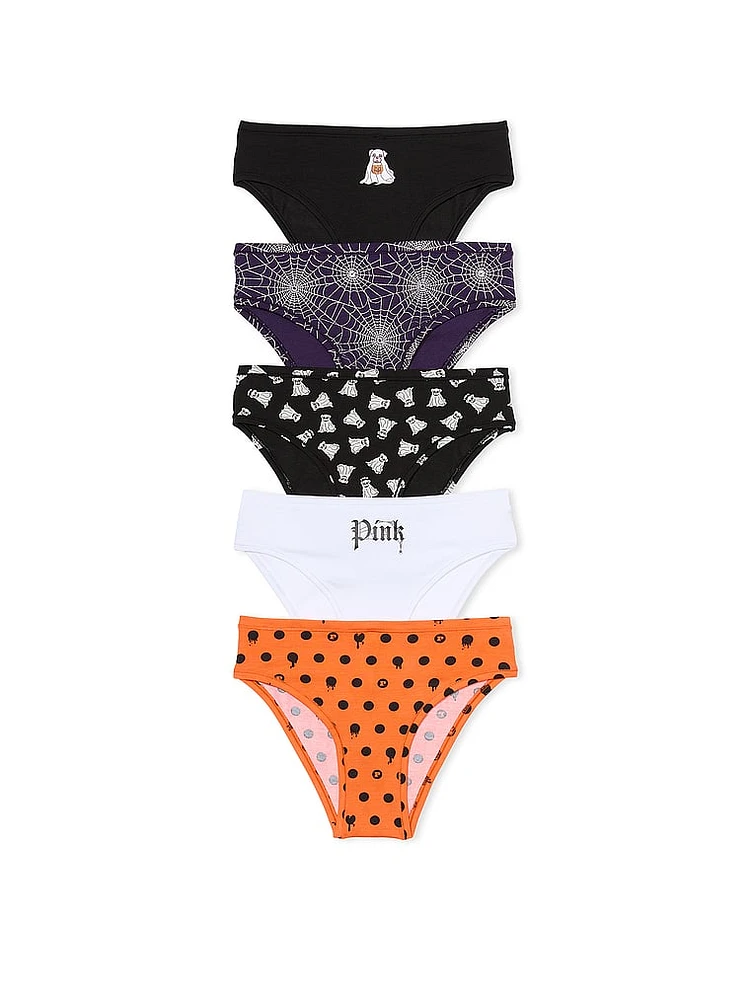 5-Pack Cotton Cheeky Panties