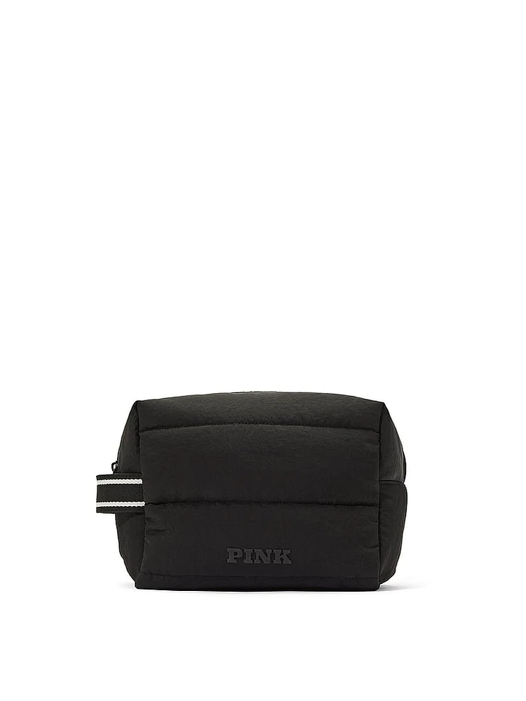 Quilted Puffer Toiletry Bag