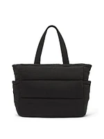 Quilted Puffer Tote Bag