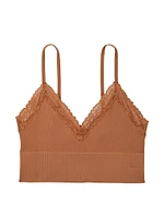 Seamless Rib Unlined Longline Bralette