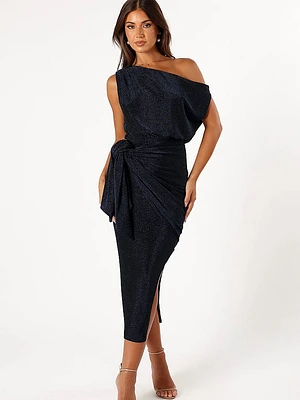 Santiago Off Shoulder Midi Dress