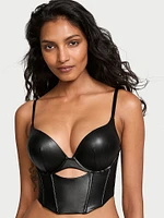 Bombshell Add-2-Cups Shine Strap Push-Up Corset Top