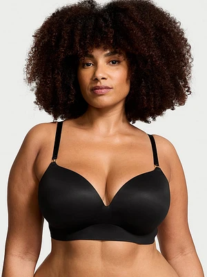 Smooth Wireless Push-Up Plunge Bra