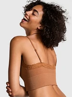 Seamless Rib Unlined Longline Bralette