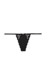 Lace-Trim V-String Panty