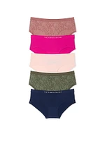 5-Pack Seamless Hiphugger Panties