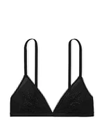 Spiderweb Shine Mesh Triangle Bralette