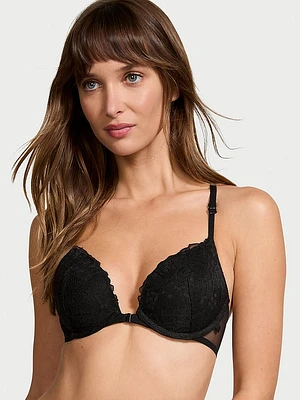 Sexy Tee Push-Up Front-Close Lace Bra