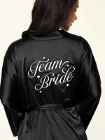 Team Bride Satin Robe