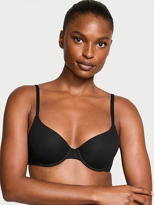 Lightly Lined Pointelle Demi Bra