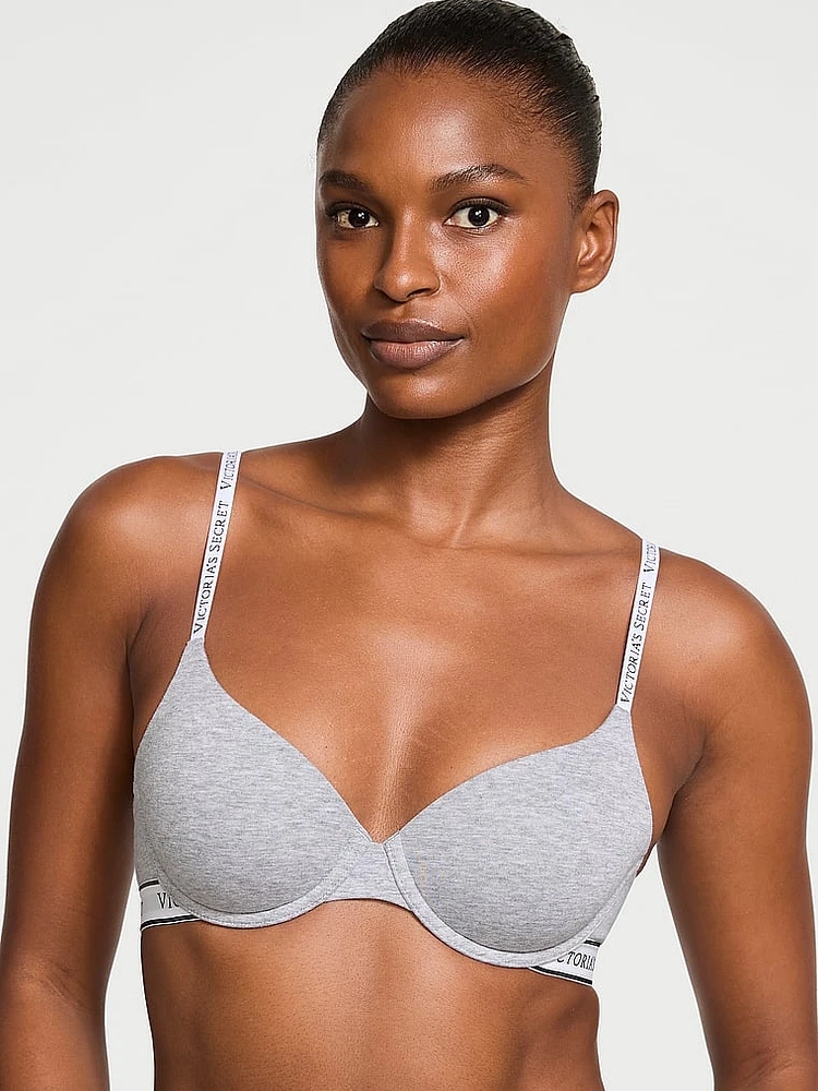 Lightly Lined Front-Close Demi Bra