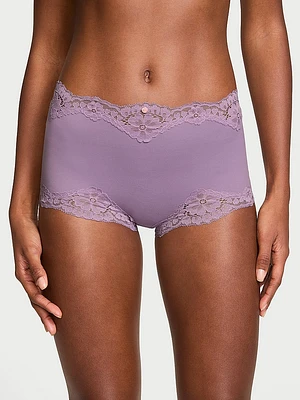 Lace-Trim Boyshort Panty