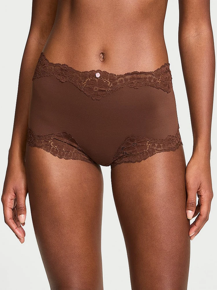 Lace-Trim Boyshort Panty