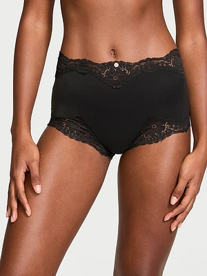 Lace-Trim Boyshort Panty