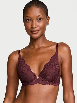 Lace Lightly Lined Plunge Bra